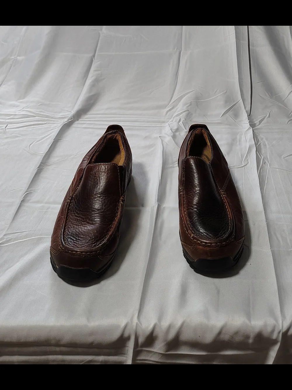 Boy's Size 3.5 Big Kids Slip-On Leather Casual Shoes